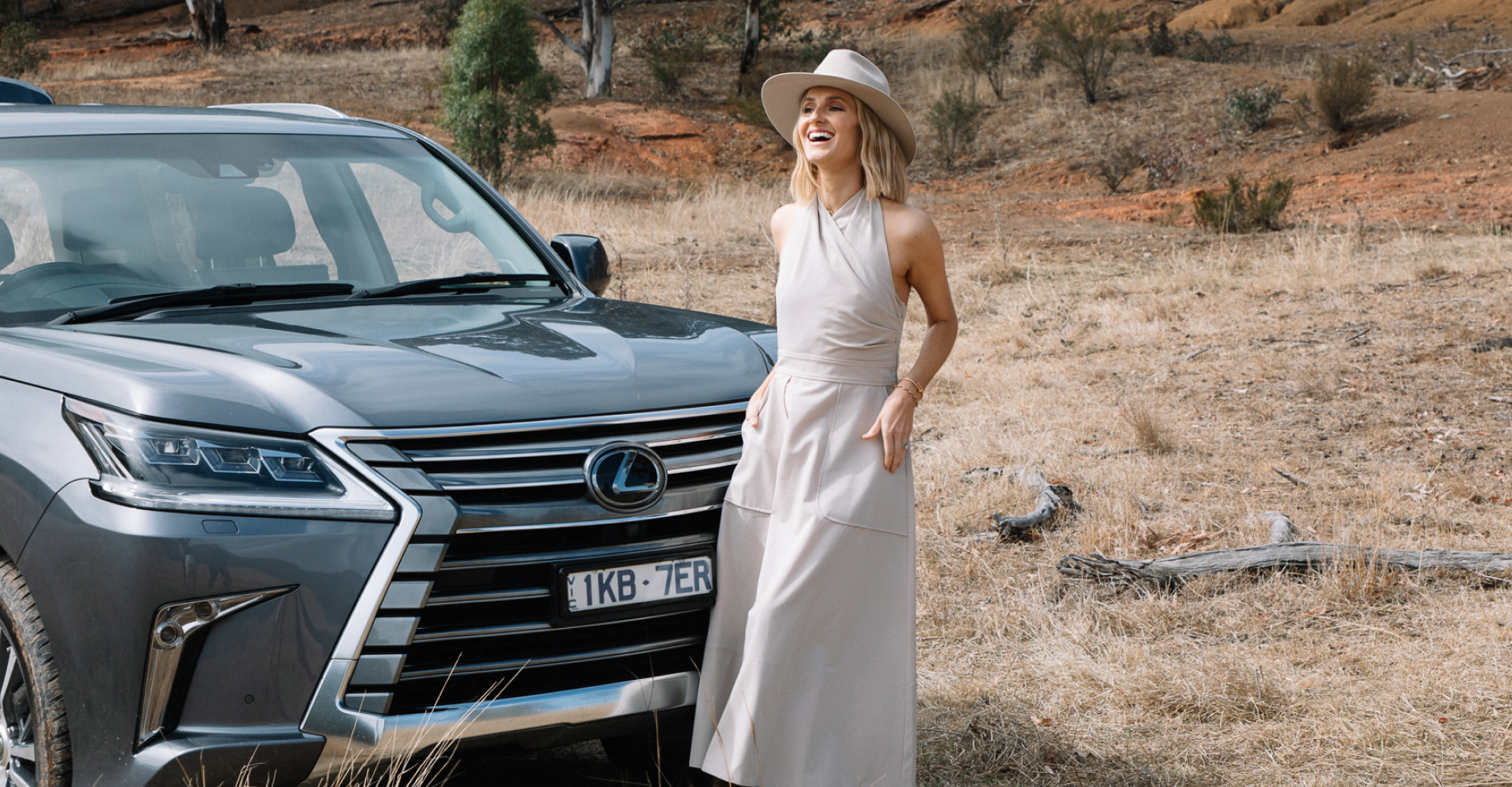Kate Waterhouse with the Lexus LX