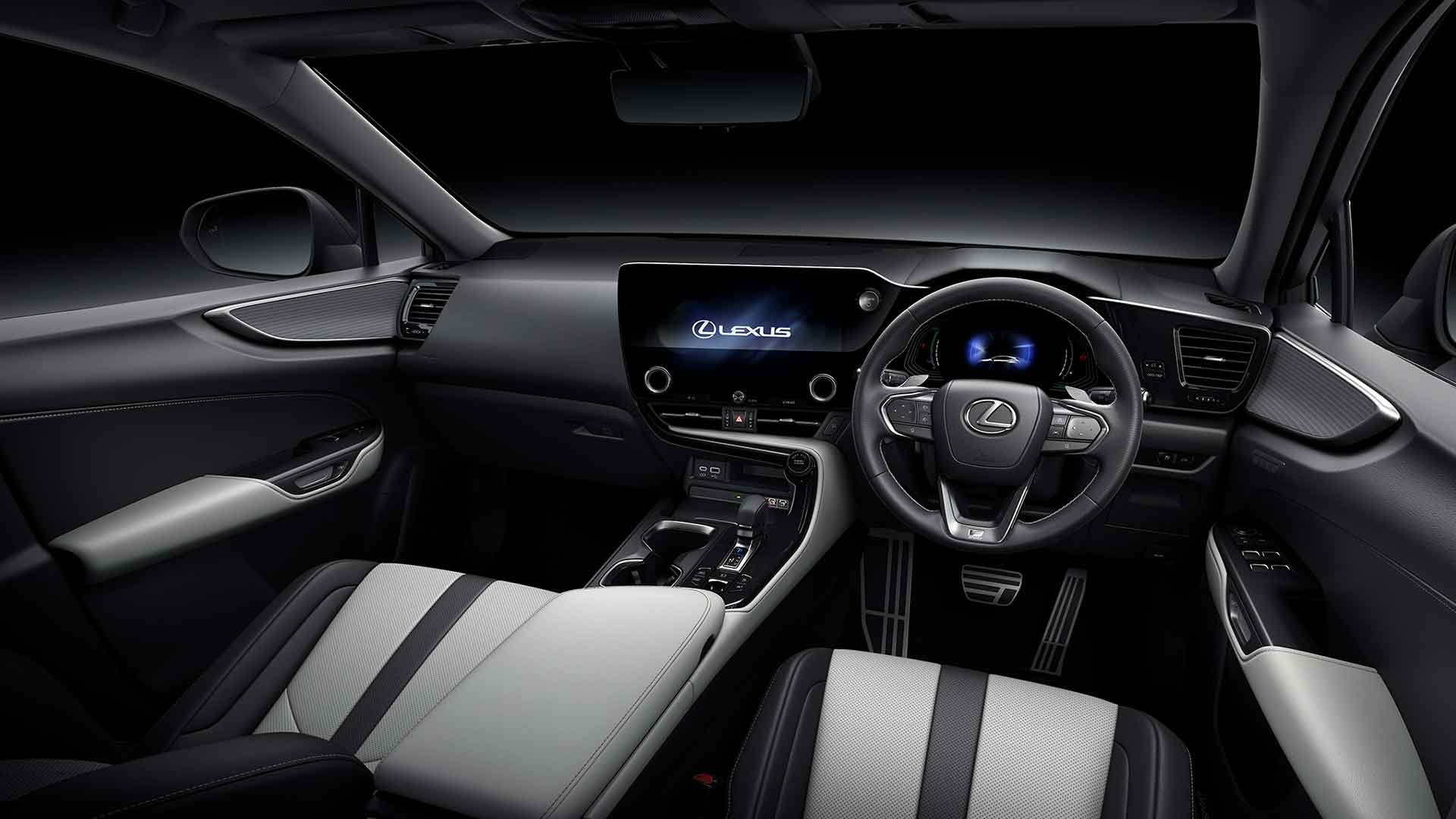 Lexus NX 450h+. Overseas model shown.